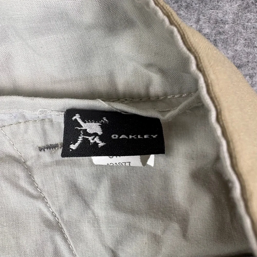 Oakley Mens Khaki Chino Pants Straight Leg Tan Outdoor Casual Trousers 36x32